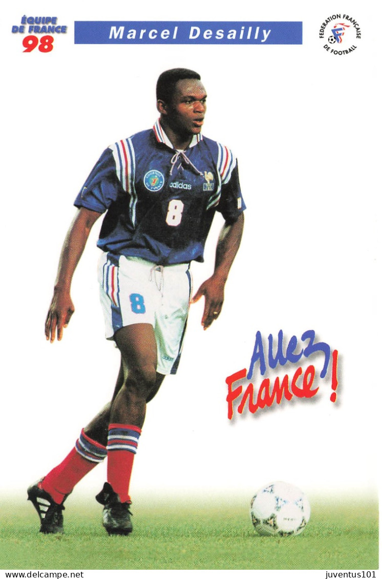 CPSM Equipe De France 98-Marcel Desailly     L2919 - Fussball