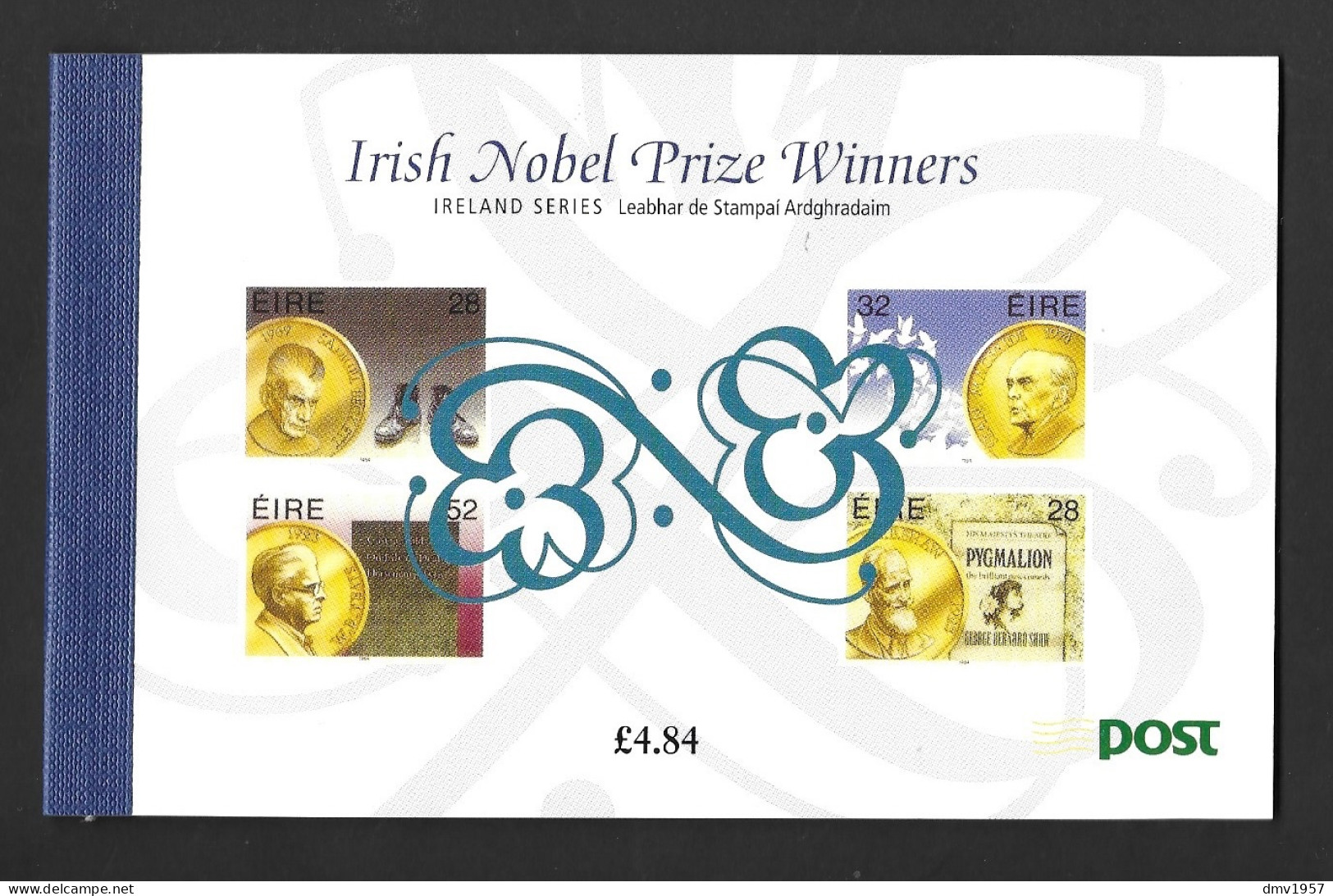 Ireland 1994 MNH Irish Nobel Price Winners SB50 Booklet - Booklets