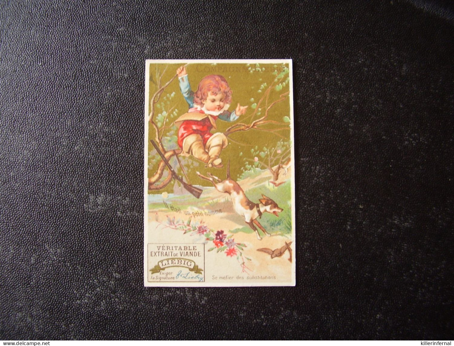 Original Old Card Chromo Liebig S 69 Chansons 3'  Il était Un Petit Homme ..... - Liebig