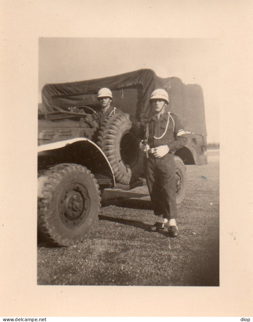 Photo Vintage Paris Snap Shop- Voiture Car Militaire - Guerre, Militaire