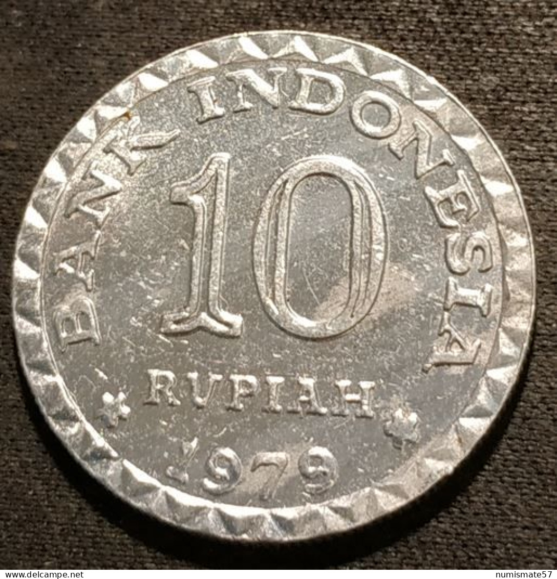 INDONESIE - INDONESIA - 10 RUPIAH 1979 - FAO - KM 44 - Indonesien