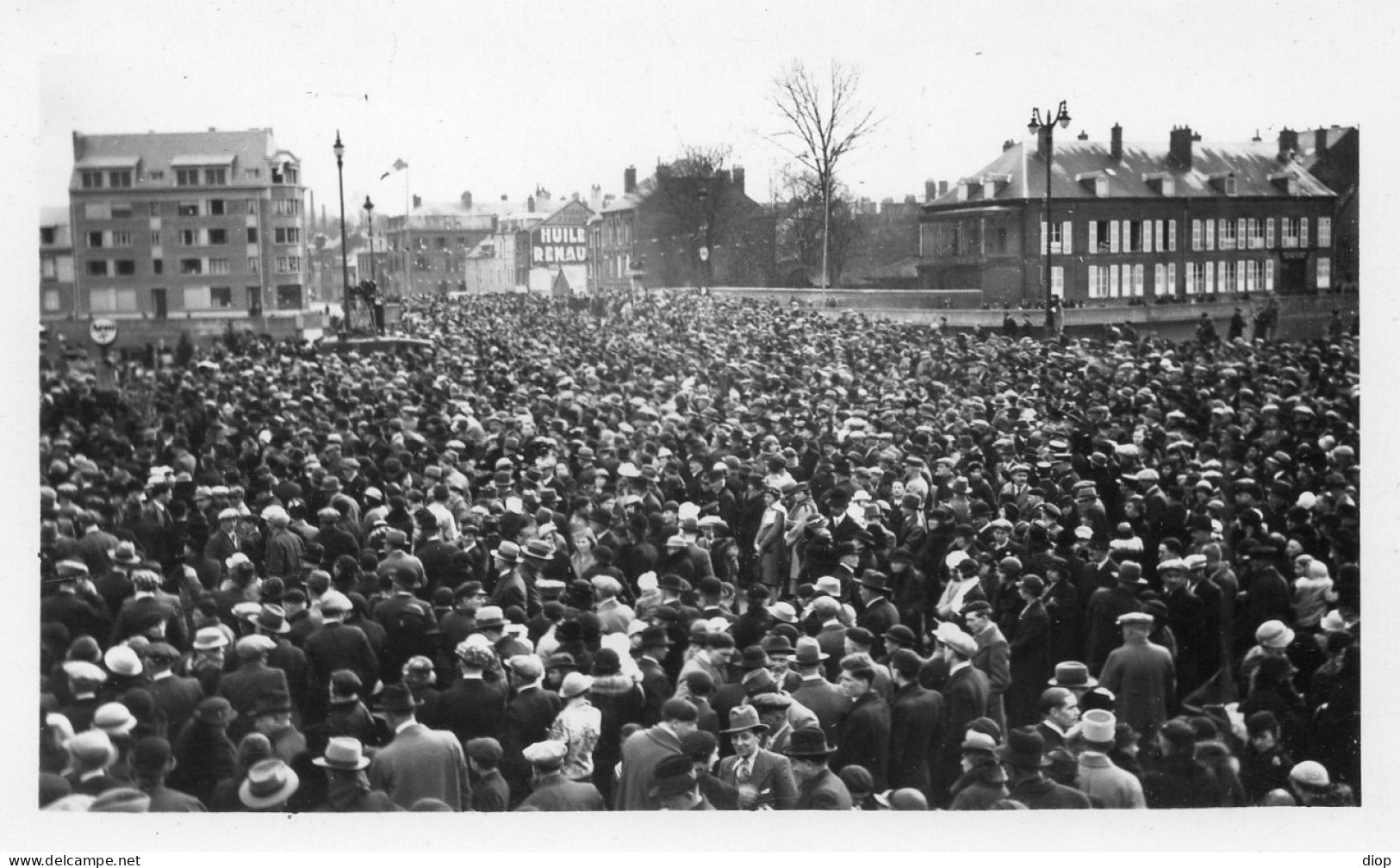 Photo Vintage Paris Snap Shop -foule Crowd  - Places