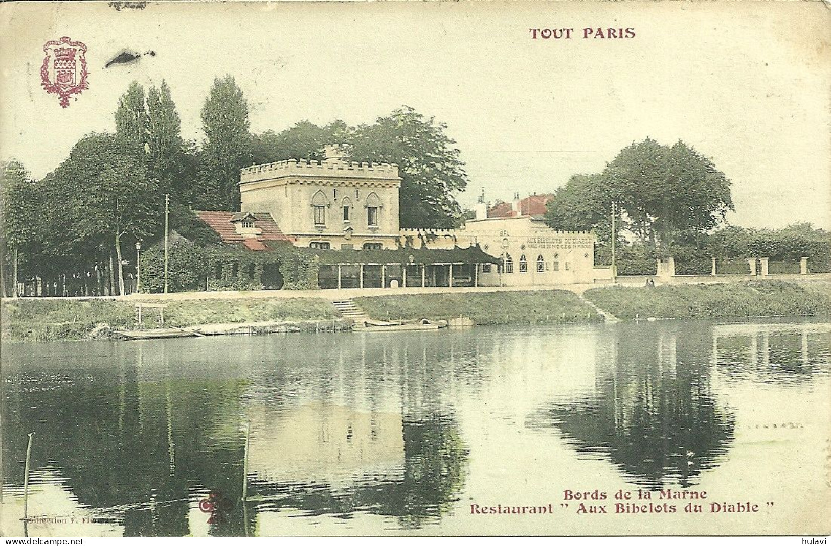 94  TOUT PARIS - BORDS DE LA MARNE - RESTAURANT " AUX BIBELOTS DU DIABLE " (ref 8877) - Autres & Non Classés