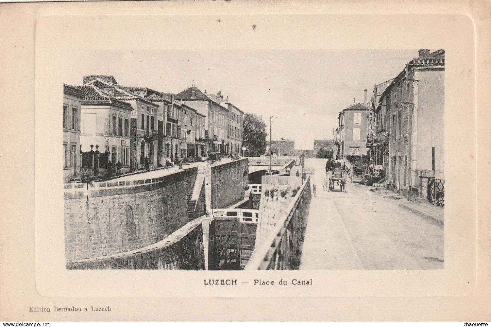 LUZECH...place Du Canal.. Edit Bernadou - Luzech