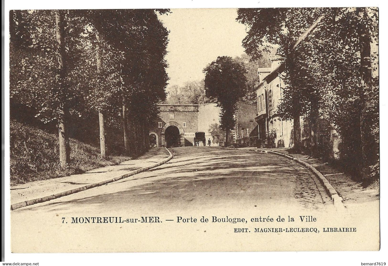 62  Montreuil Siur Mer - Porte De Boulogne, Entree De La Ville - Montreuil