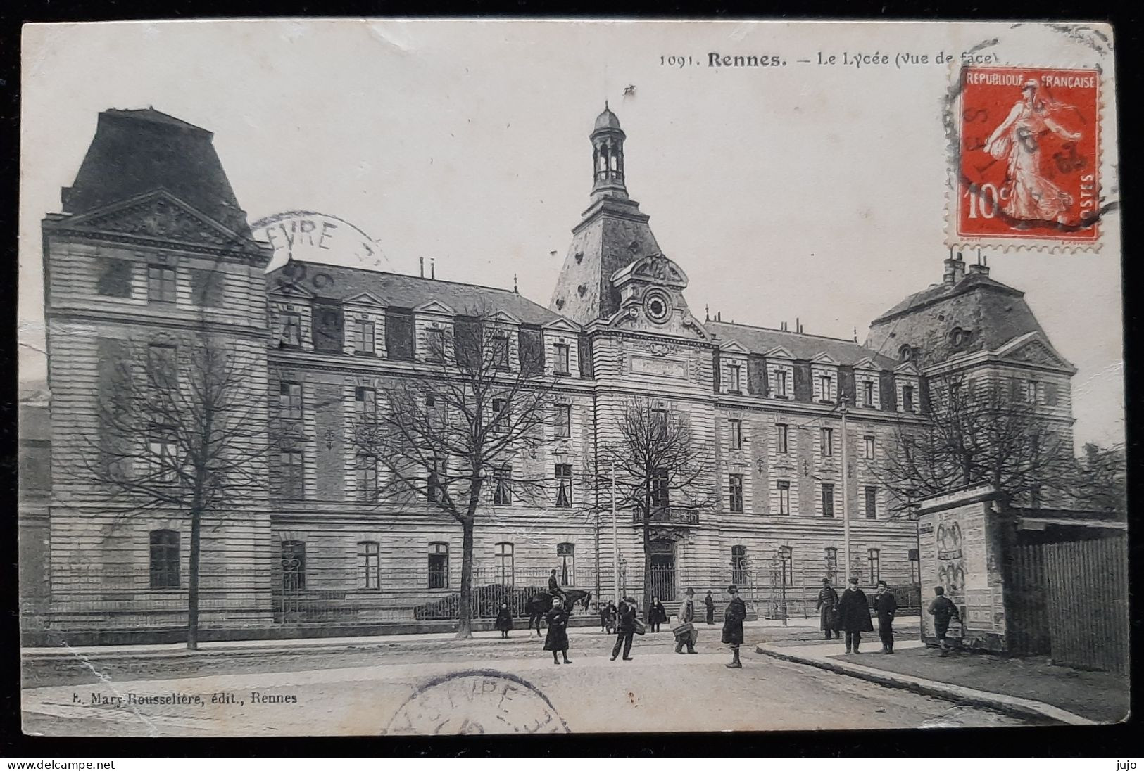 35 -  RENNES - Le Lycée (vue De Face) - Rennes