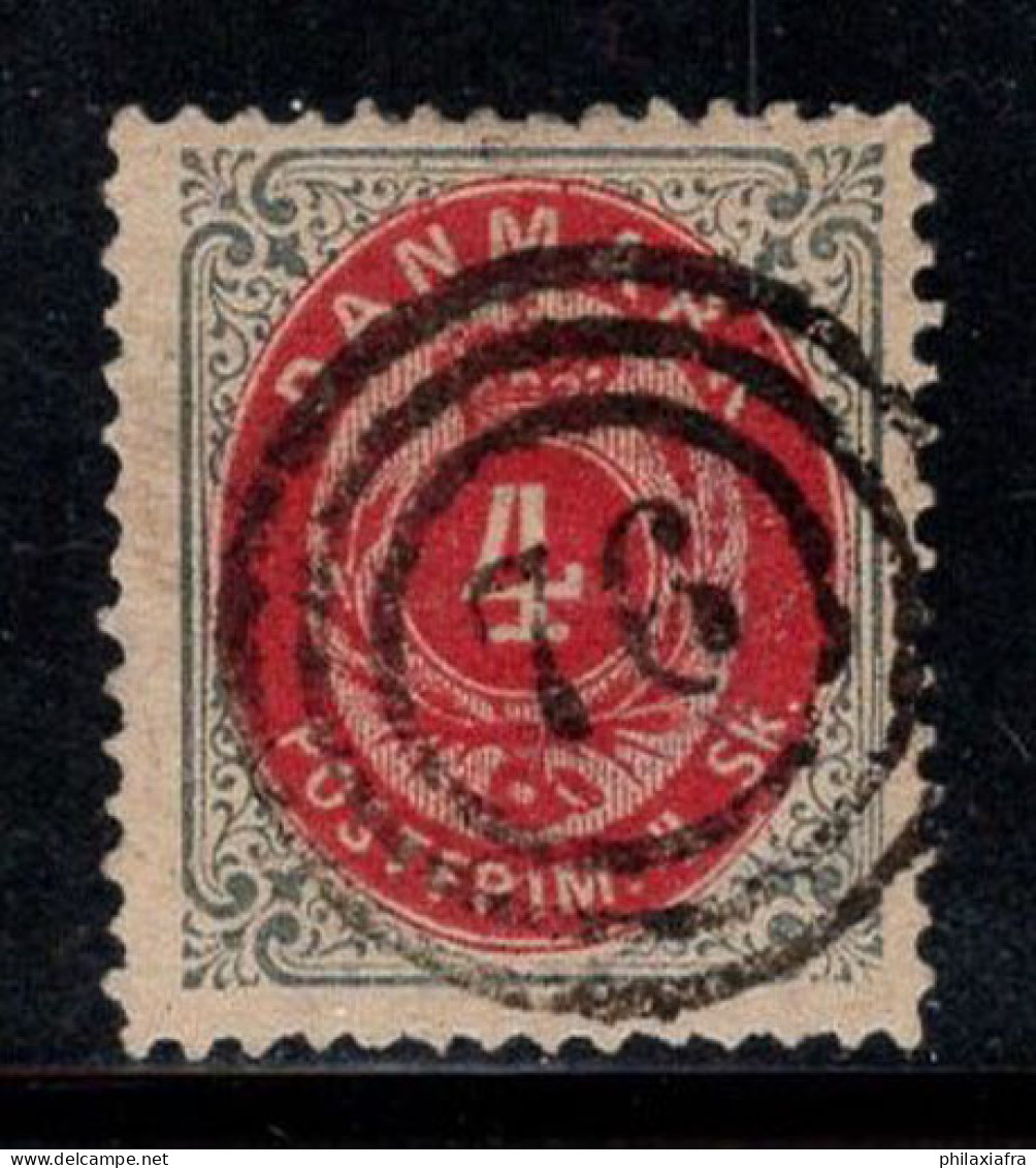 Danemark 1870 Mi. 18 Oblitéré 100% 4 S, Armoiries - Used Stamps