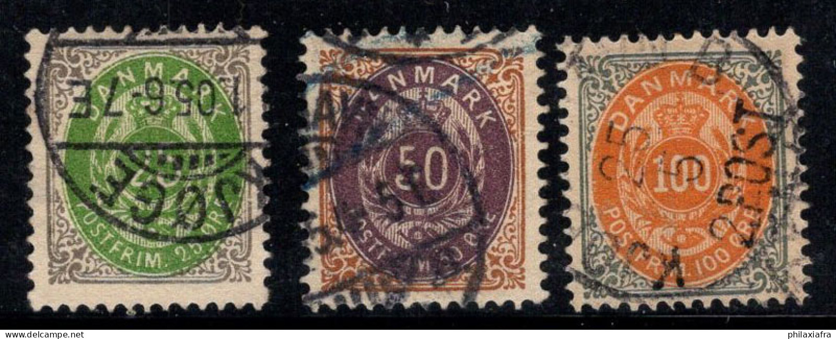 Danemark 1875 Mi. 29-31 Oblitéré 100% Armoiries - Usati