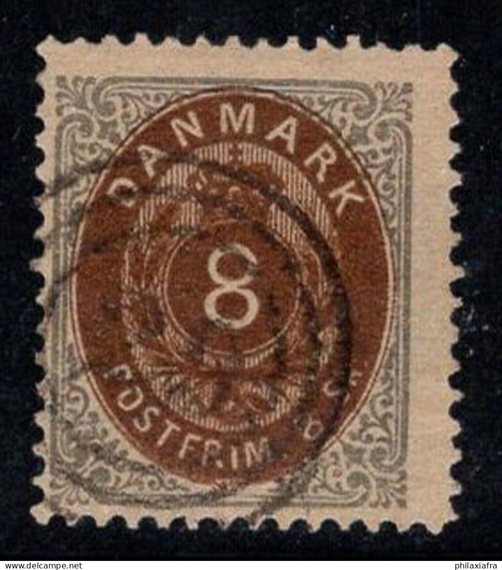 Danemark 1870 Mi. 19 Oblitéré 100% 8 S, Armoiries - Gebruikt