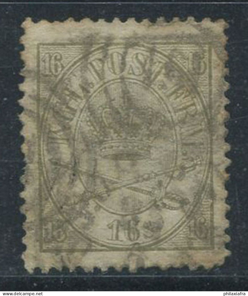 Danemark 1864 Mi. 15 A Oblitéré 40% 16 S, Armoiries - Oblitérés