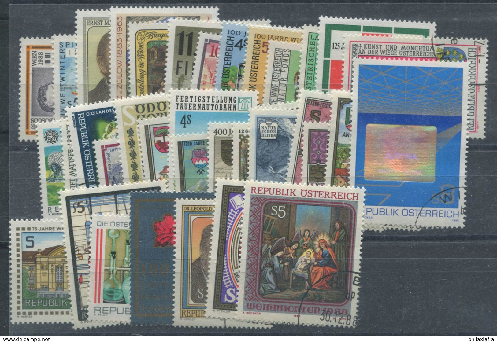 Autriche 1988 Mi. 1909-1943 Oblitéré 100% Année Complète Paysages, Culture - Used Stamps