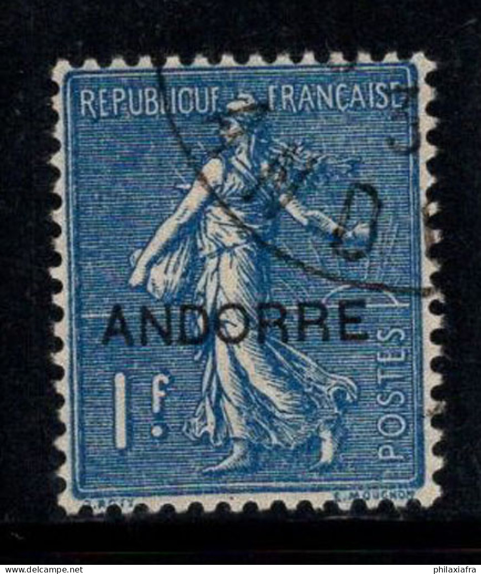 Andorre Française 1931 Mi. 17 Oblitéré 100% Surimprimé 1 FR - Oblitérés