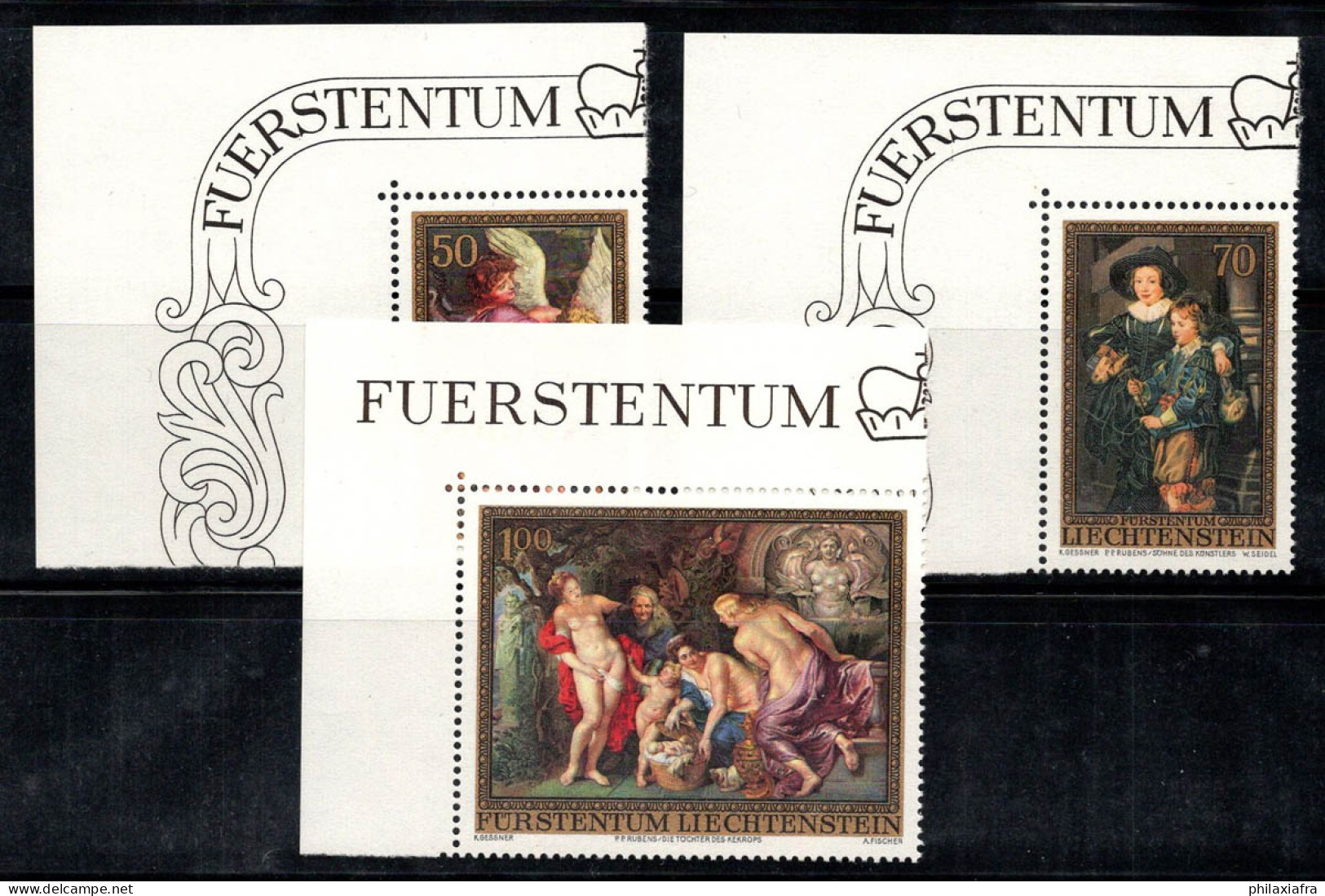 Liechtenstein 1976 Mi. 655-657 Neuf ** 100% Rubens, L'art - Ungebraucht