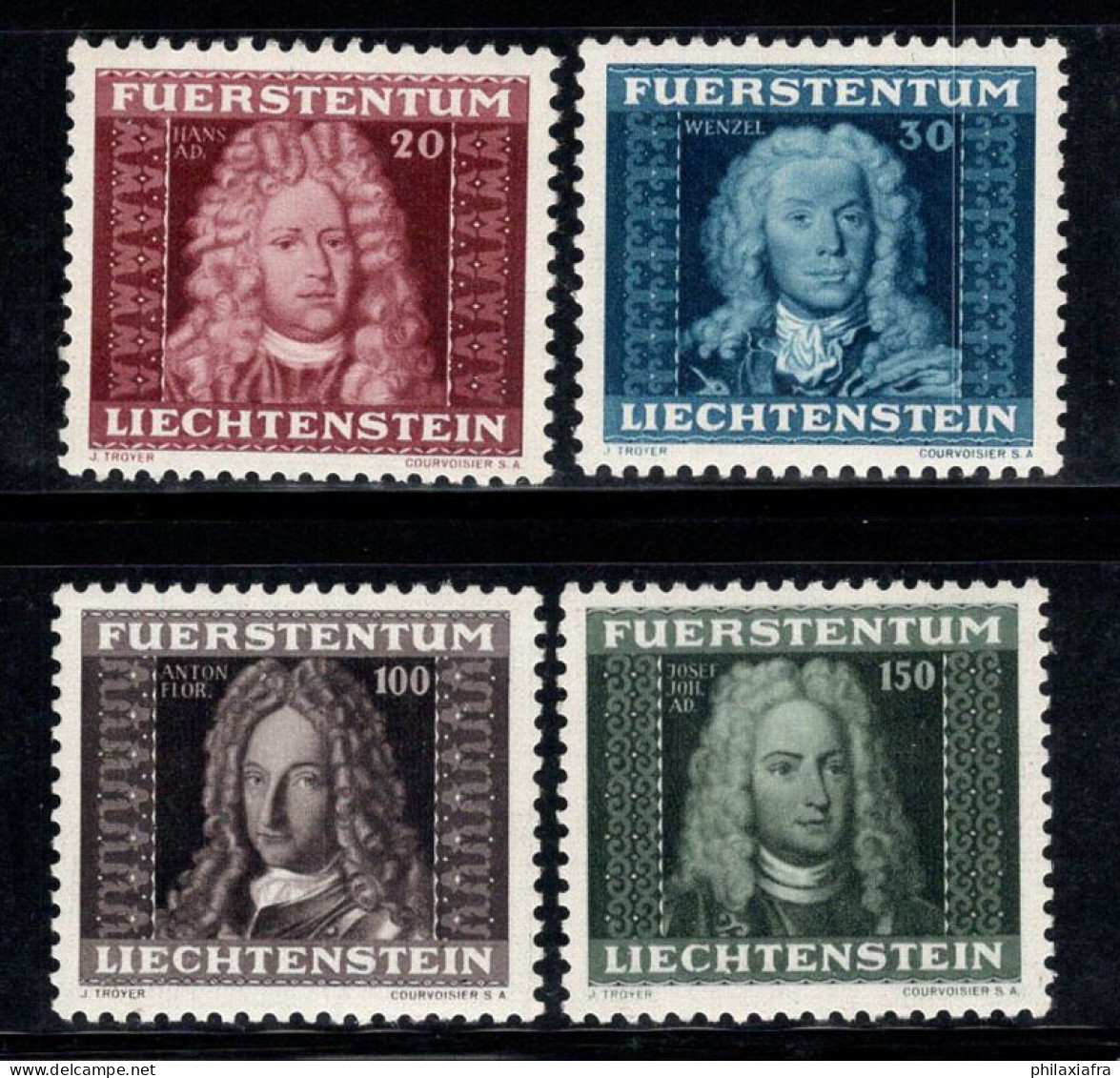 Liechtenstein 1941 Mi. 198-201 Neuf ** 100% Débat Télévisé - Unused Stamps