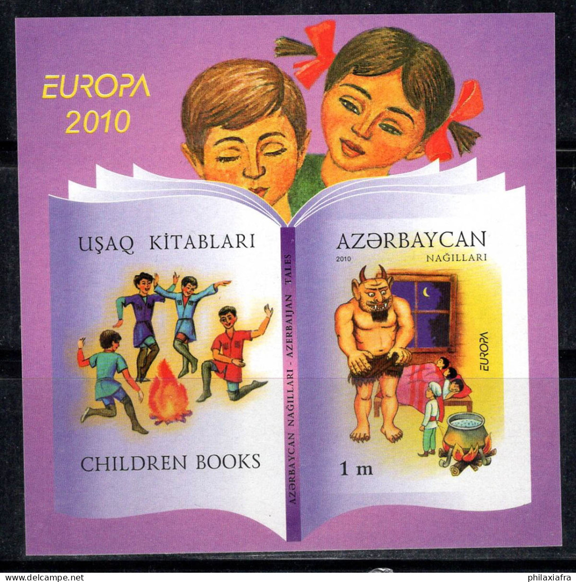 Azerbaïdjan 2010 Mi. Bl. 89B Bloc Feuillet 100% Neuf ** Europa Cept, Livres Pour Enfants - Azerbaïdjan