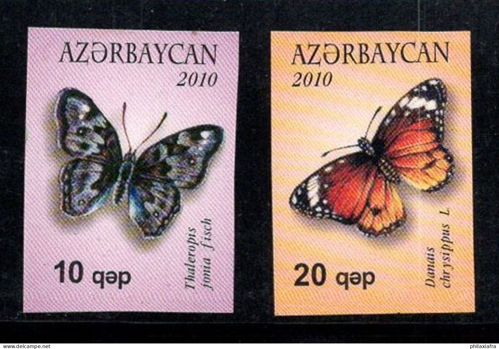 Azerbaïdjan 2010 Mi. 785B-786B Neuf ** 100% PAPILLONS - Azerbaïjan