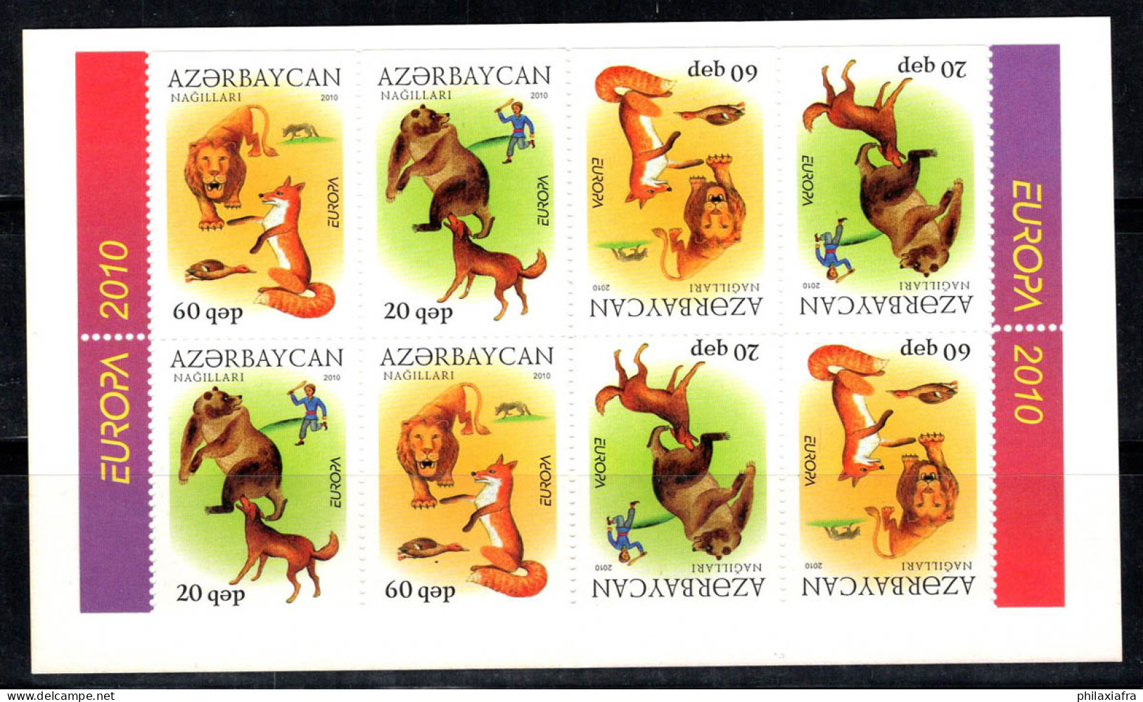 Azerbaïdjan 2010 Mi. 791D-792D Carnet 100% Neuf ** Europa Cept, Contes De Fées - Azerbaijan