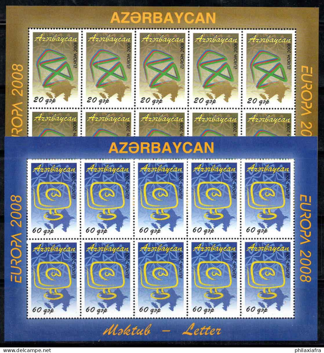 Azerbaïdjan 2008 Mi. 715A-716A Mini Feuille 100% Neuf ** Europe Cept - Azerbaïdjan