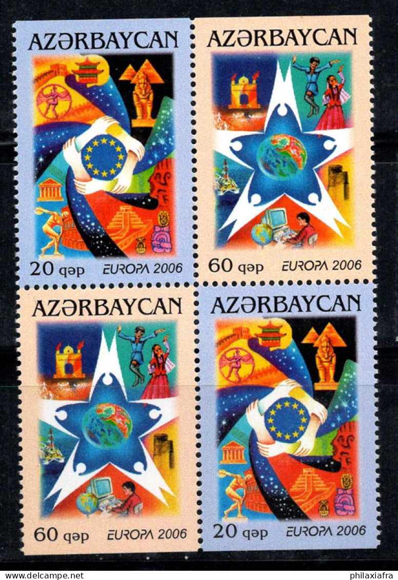 Azerbaïdjan 2006 Mi. 638A-639A Neuf ** 100% Bloc De Quatre Europa Cept - Azerbaïjan