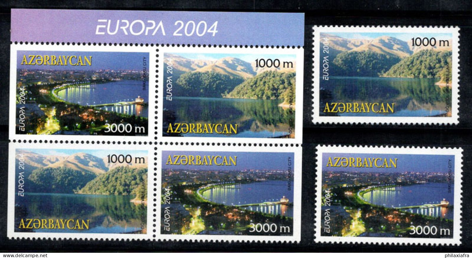 Azerbaïdjan 2004 Mi. 573AD-574AD Neuf ** 100% L'Europe Cept, Les Paysages - Azerbaïjan