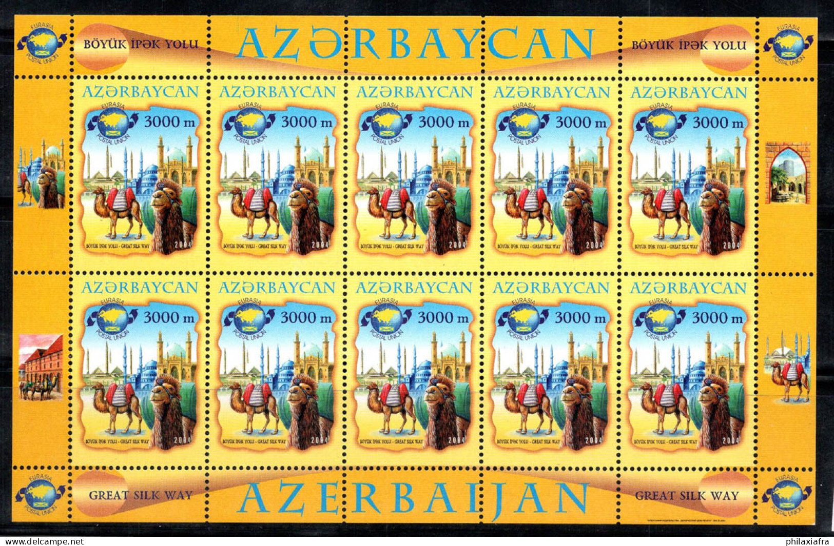 Azerbaïdjan 2004 Mi. 585 Mini Feuille 100% Neuf ** Union Postale - Azerbeidzjan
