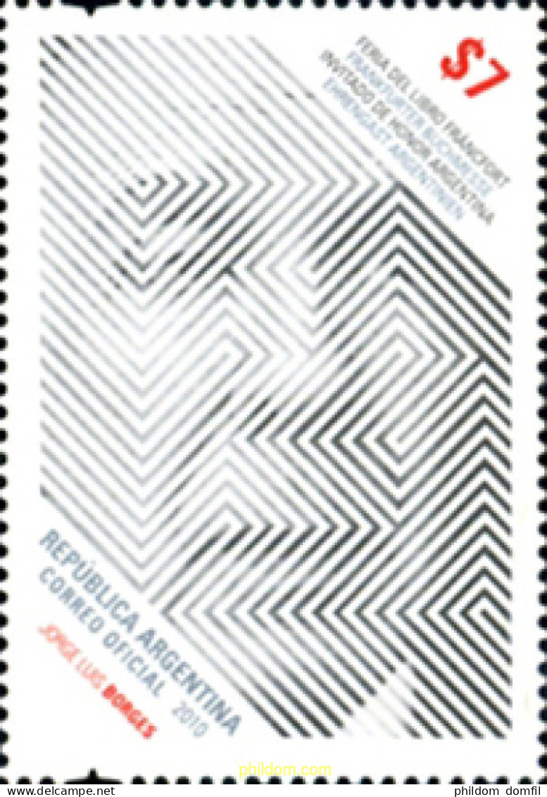 253688 MNH ARGENTINA 2010 FERIA DEL LIBRO EN FRANKFURT - Unused Stamps