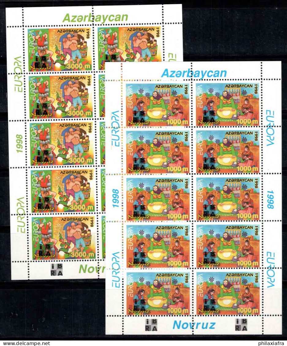 Azerbaïdjan 1999 Mi. 440-441 Mini Feuille 100% Neuf ** IBRA, Europa Cept - Azerbaïdjan