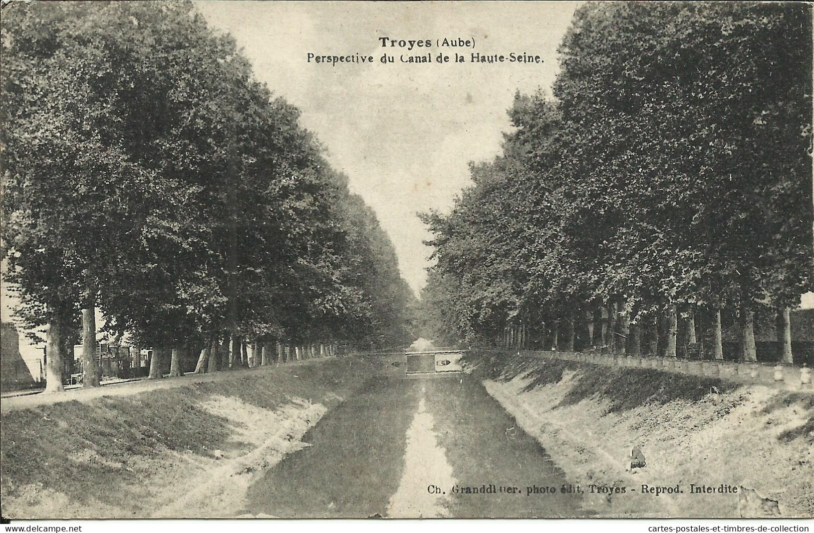 TROYES ( Aube ), Perspective Du Canal De La Haute-Seine , µ - Troyes