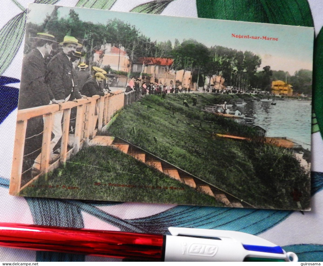 Nogent-sur-Marne - Promenade - Fleury - 1908 - Colorisé - Nogent Sur Marne