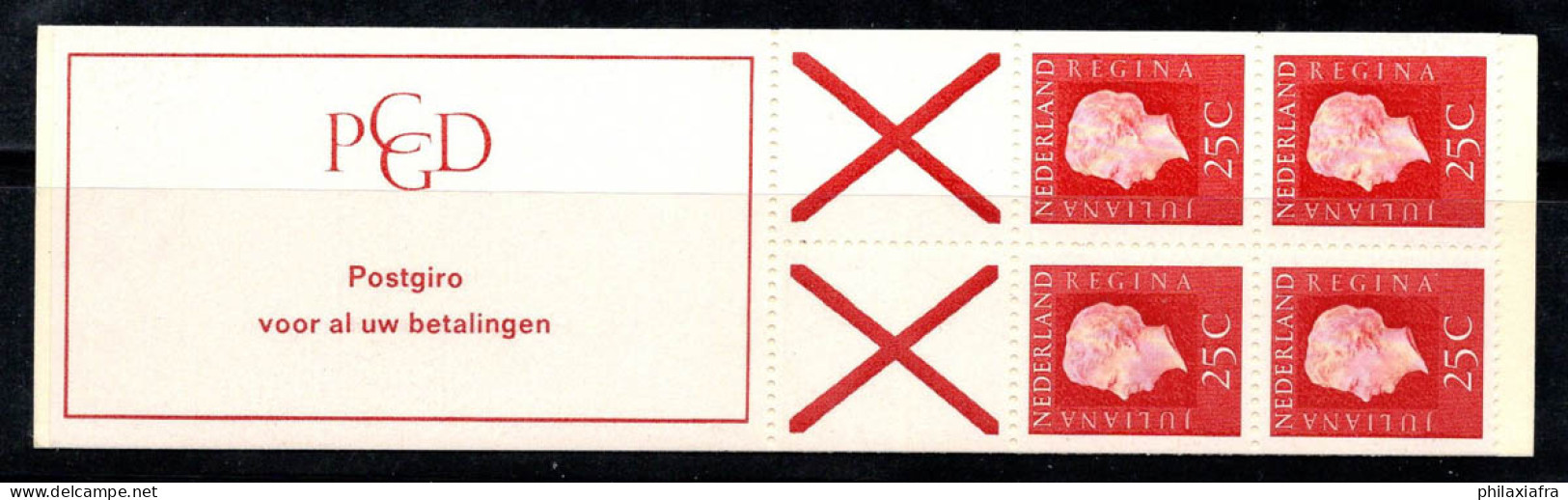 Pays-Bas 1969 Mi. MH 9y Carnet 100% Neuf ** Reine Juliana - Carnets Et Roulettes