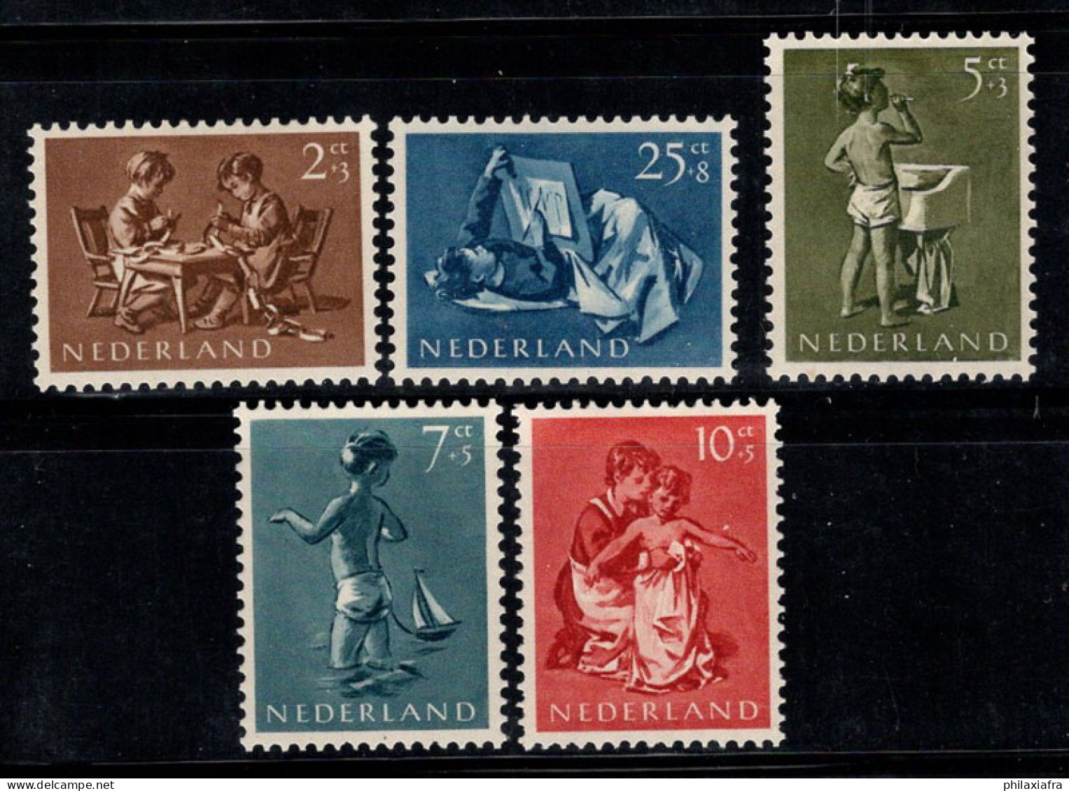 Pays-Bas 1954 Mi. 649-653 Neuf * MH 100% Pour Les Enfants - Unused Stamps