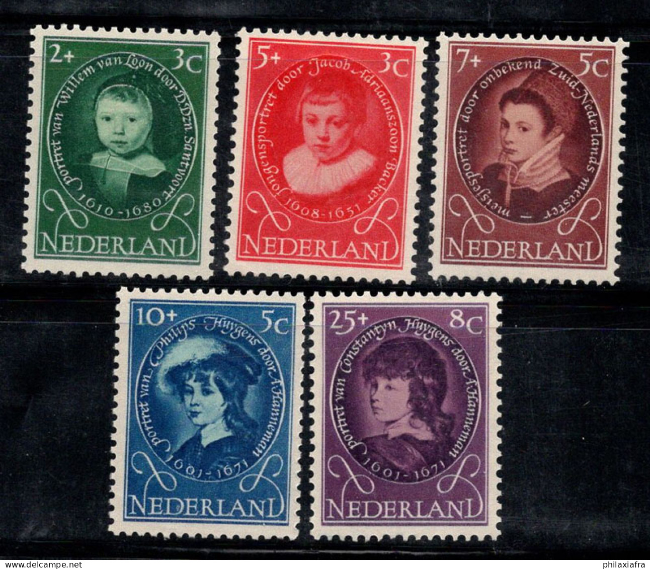 Pays-Bas 1955 Mi. 667-671 Neuf * MH 100% Pour Les Enfants - Unused Stamps