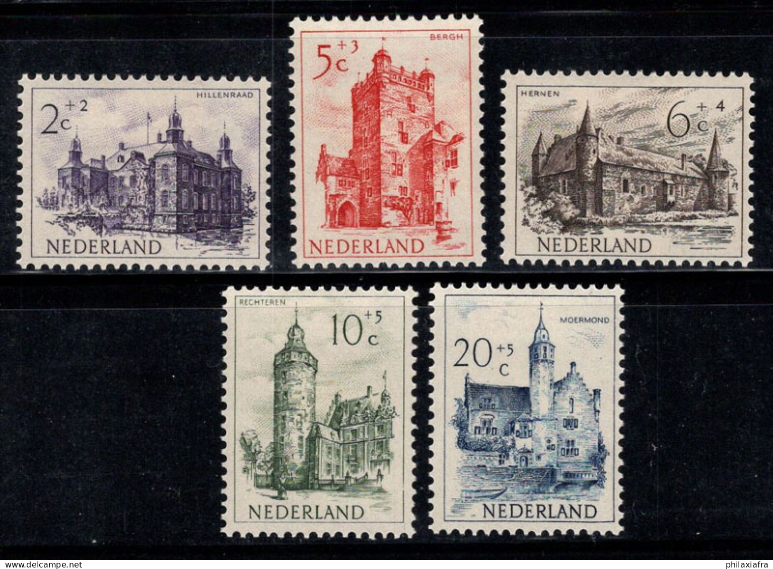 Pays-Bas 1951 Mi. 570-574 Neuf * MH 100% Culture, Monuments, Bâtiments - Nuovi