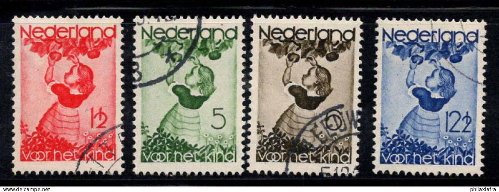 Pays-Bas 1935 Mi. 287-290 Oblitéré 100% Pour Les Enfants - Oblitérés