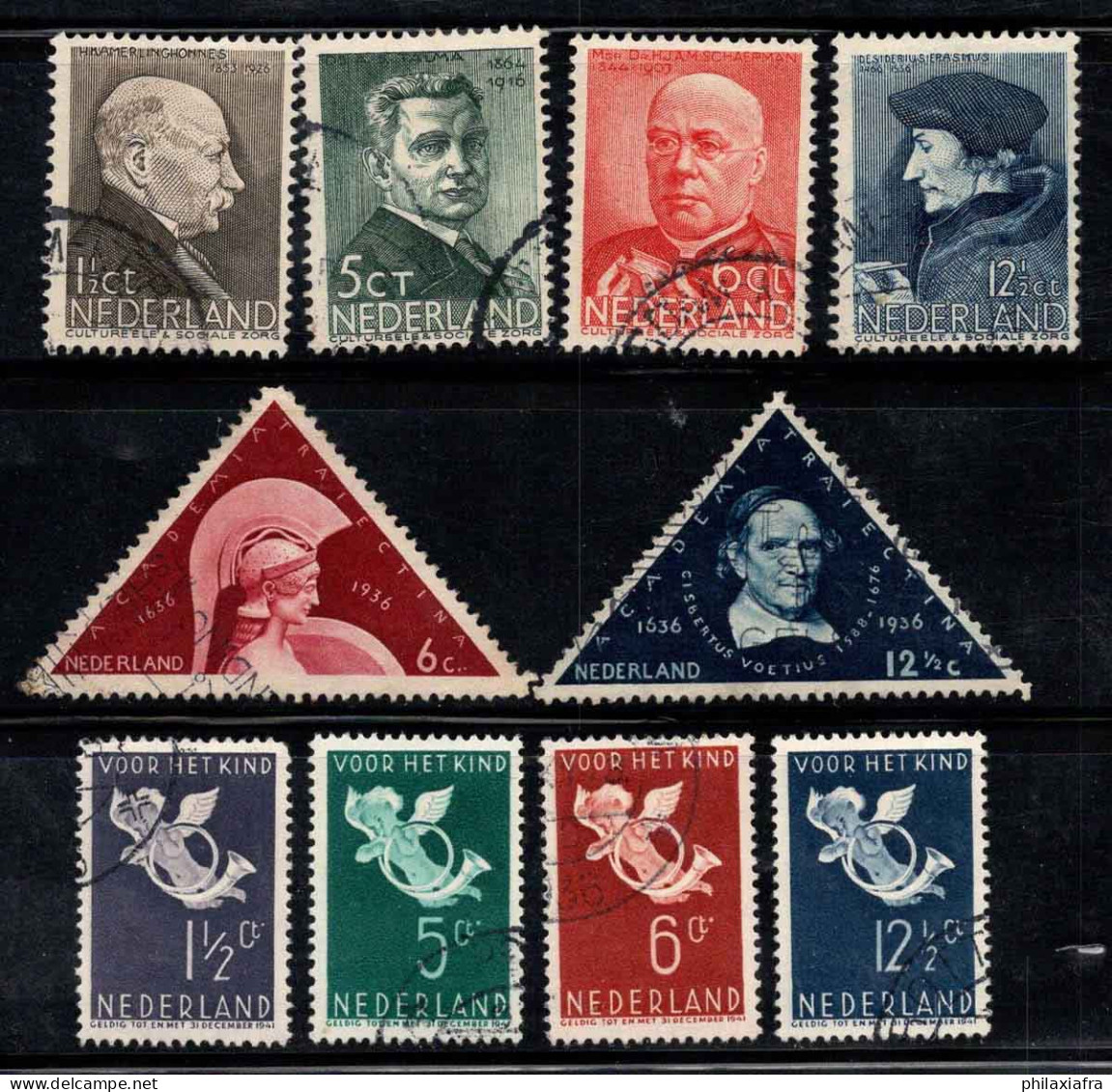 Pays-Bas 1936 Mi. 291-300 Oblitéré 100% Pour Les Enfants, Les Célébrités - Used Stamps