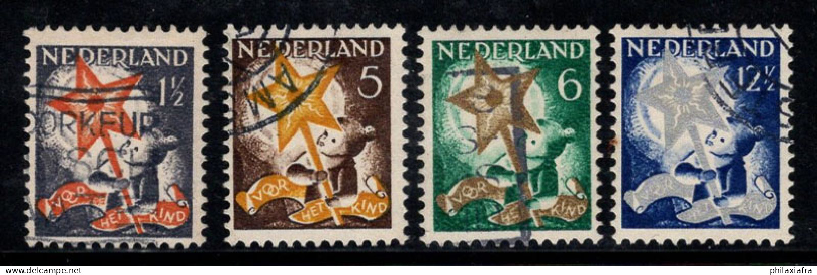 Pays-Bas 1933 Mi. 268A-271A Oblitéré 100% Pour Les Enfants - Used Stamps