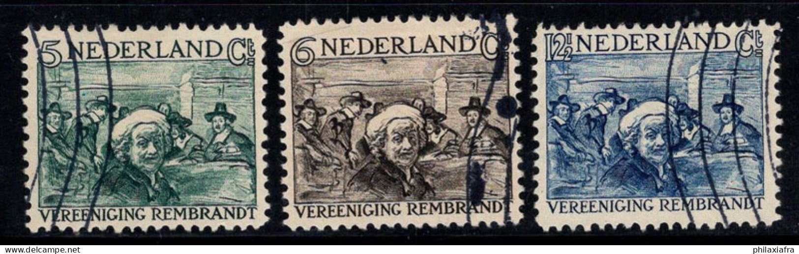 Pays-Bas 1930 Mi. 233-235 Oblitéré 100% Rembrandt - Gebraucht