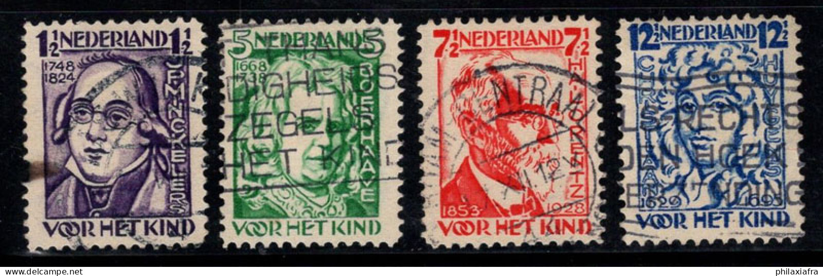Pays-Bas 1928 Mi. 218B-221B Oblitéré 100% Pour Les Enfants - Gebruikt