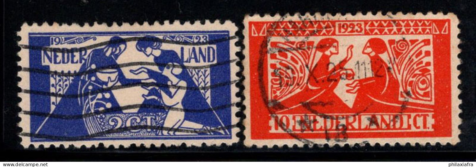 Pays-Bas 1923 Mi. 134-135 Oblitéré 100% ART - Used Stamps