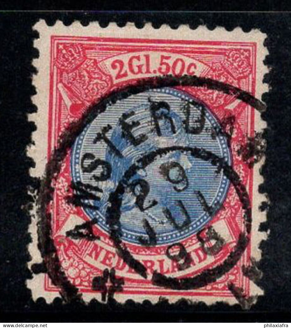 Pays-Bas 1891-94 Mi. 45 Oblitéré 100% Reine Wilhelmine, 2,50 G - Used Stamps