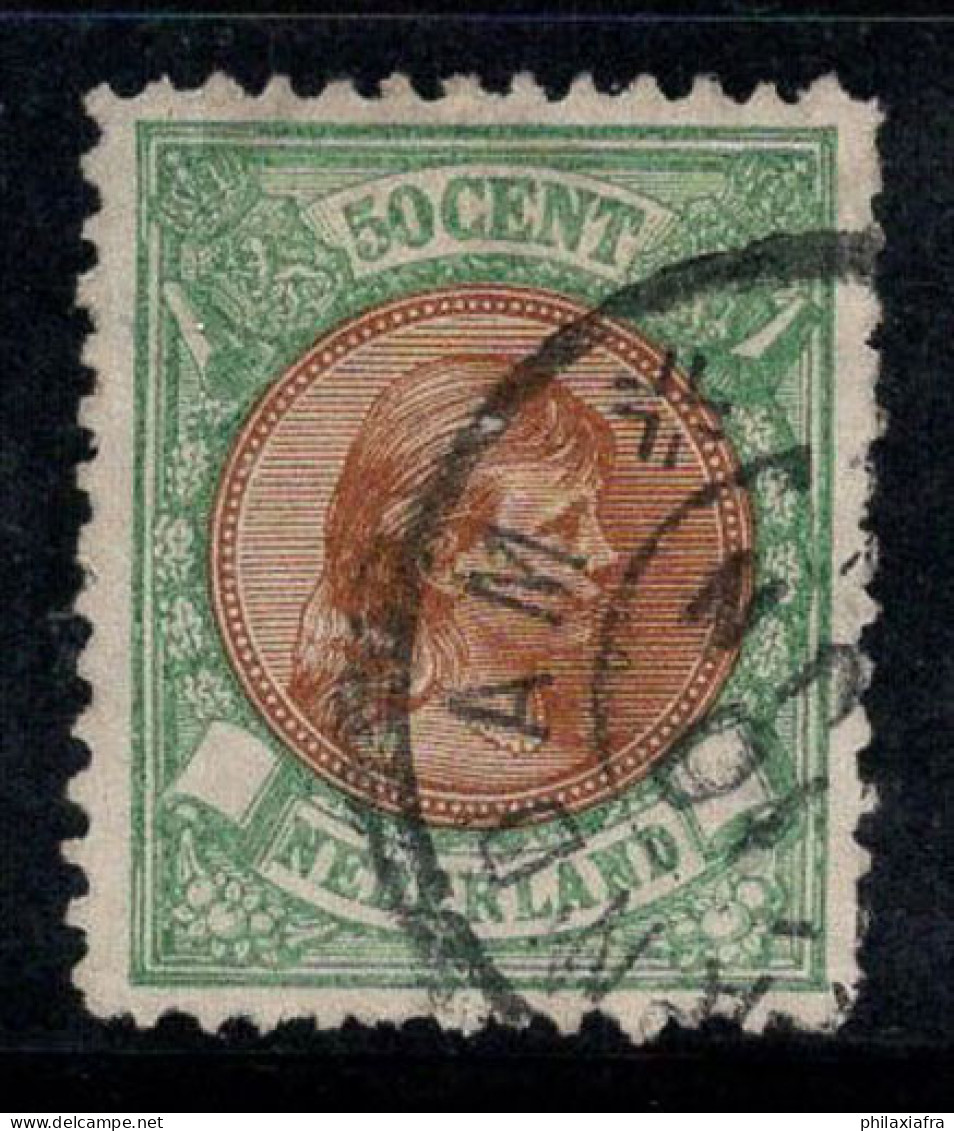 Pays-Bas 1896 Mi. 46 Oblitéré 80% Reine Wilhelmine, 50 C - Used Stamps