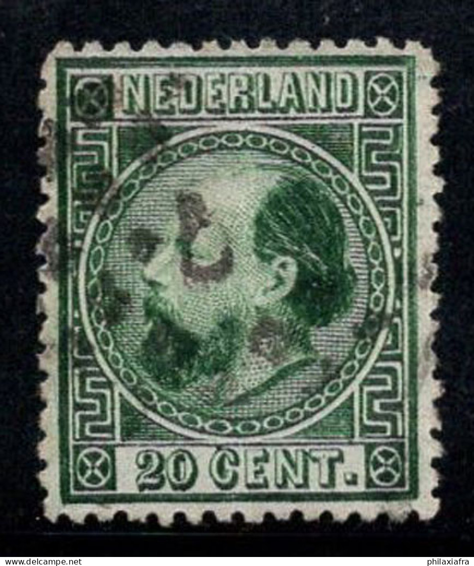 Pays-Bas 1867 Mi. 10 Oblitéré 100% Roi Guillaume III, 20 C - Used Stamps