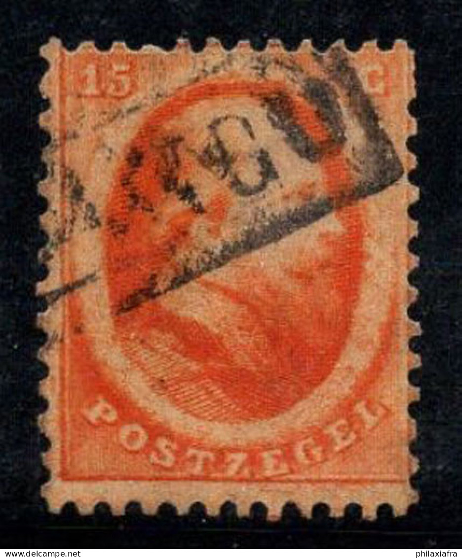 Pays-Bas 1864 Mi. 6 Oblitéré 100% 15 C, Le Roi Guillaume III - Used Stamps