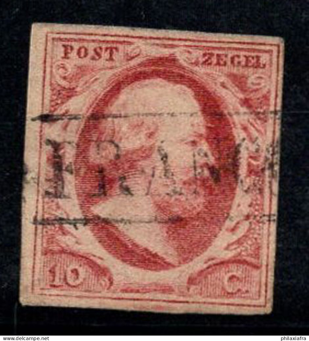 Pays-Bas 1852 Mi. 2 Oblitéré 100% 10 C, Roi Guillaume III - Usati