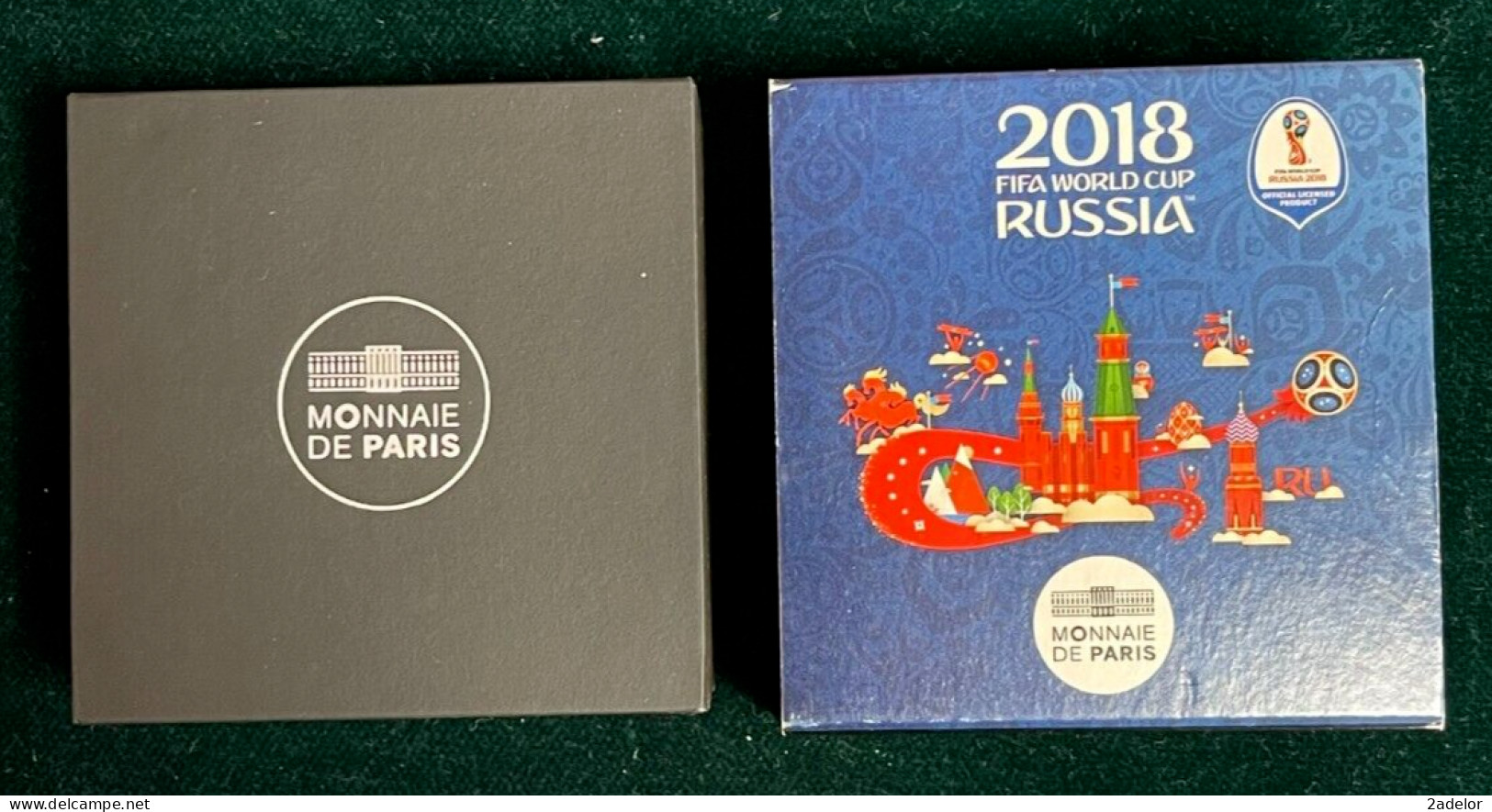 Beau Coffret 2018 Fifa World Cup Russia, 10 Euros Argent BE. Monnaie De Paris - Francia