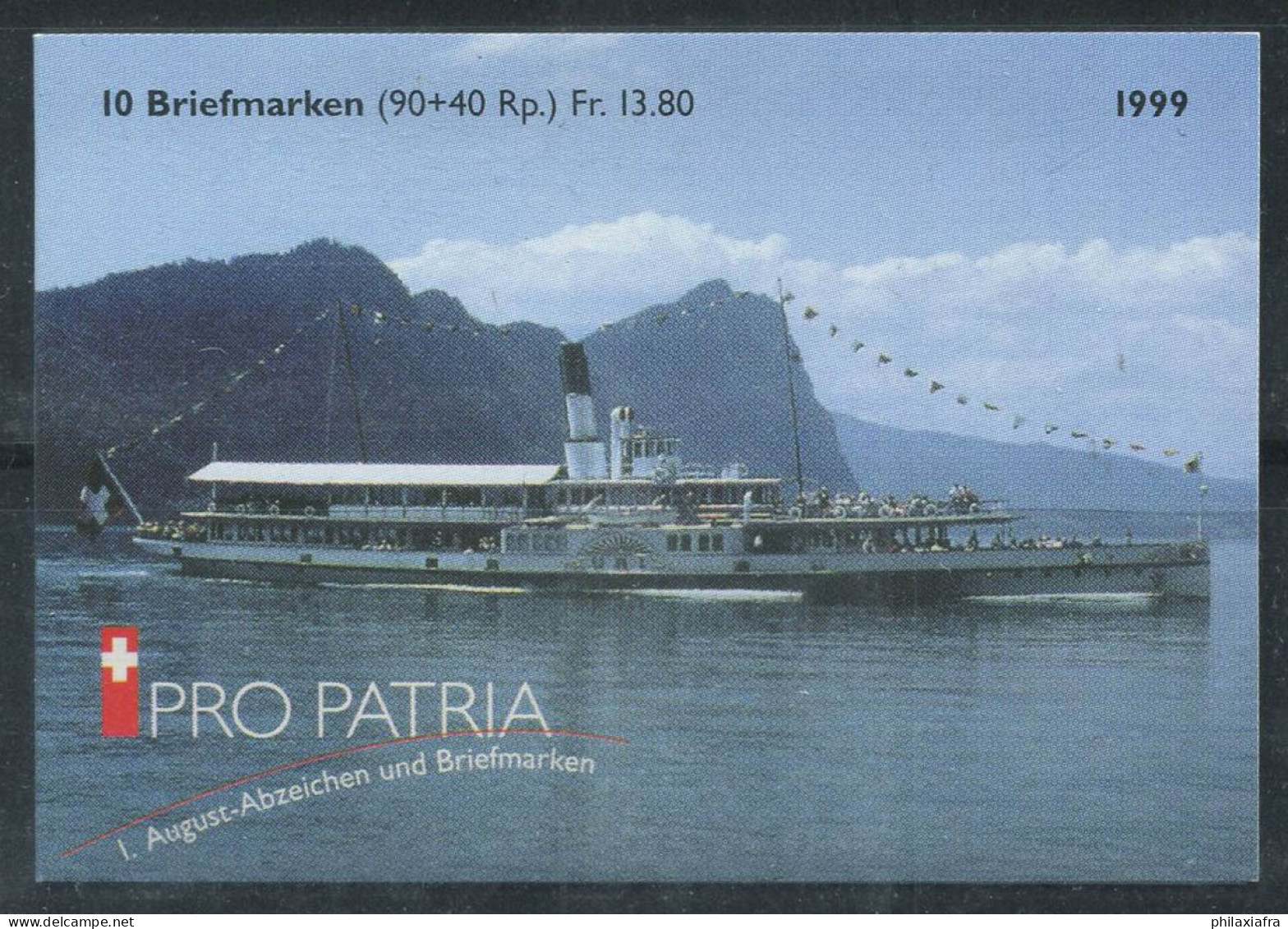 Suisse 1999 Mi. MH 0-114 Carnet 100% Oblitéré PRO PATRIA - Markenheftchen