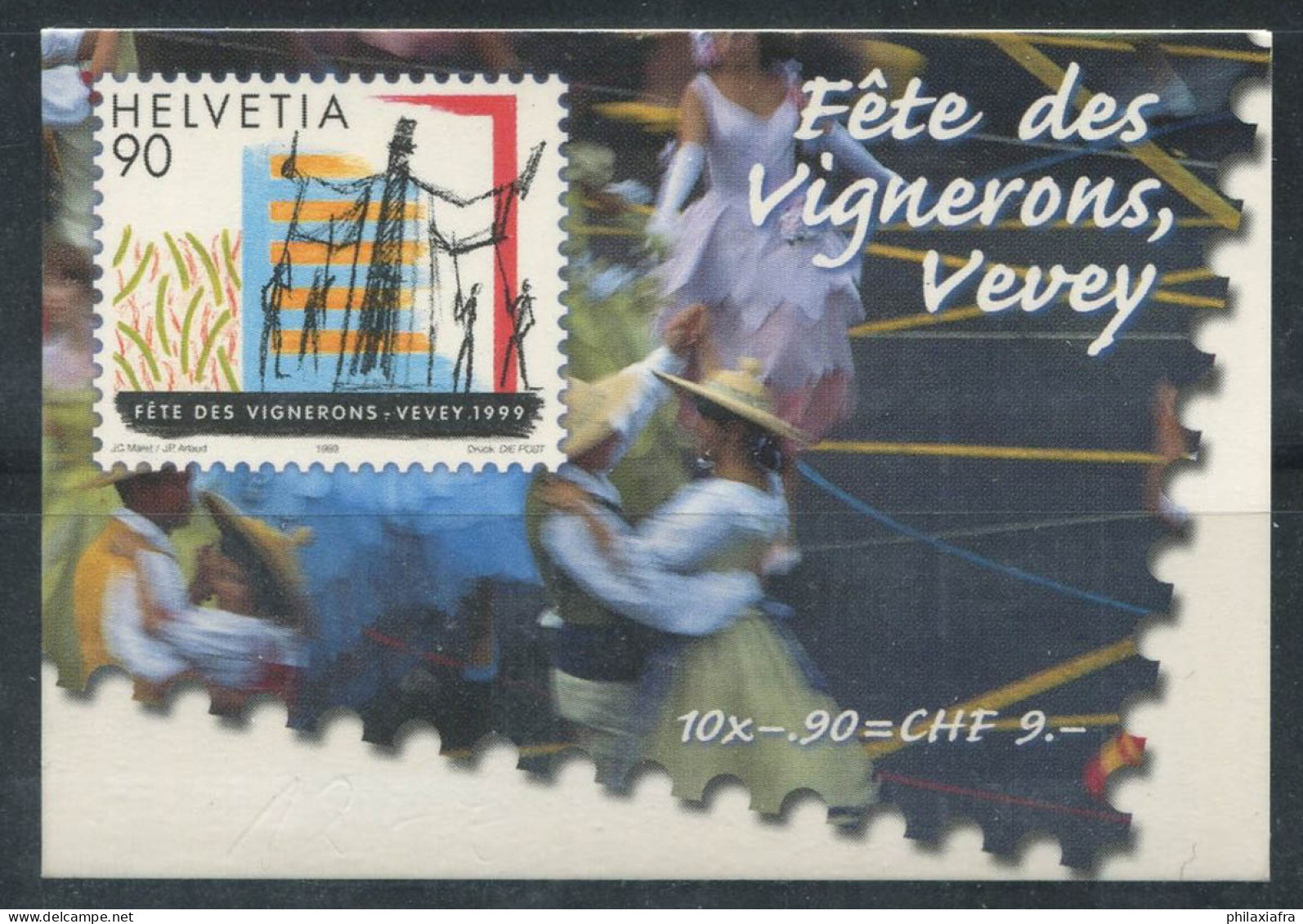 Suisse 1999 Mi. MH 0-115 Carnet 100% Oblitéré VEVEY - Carnets