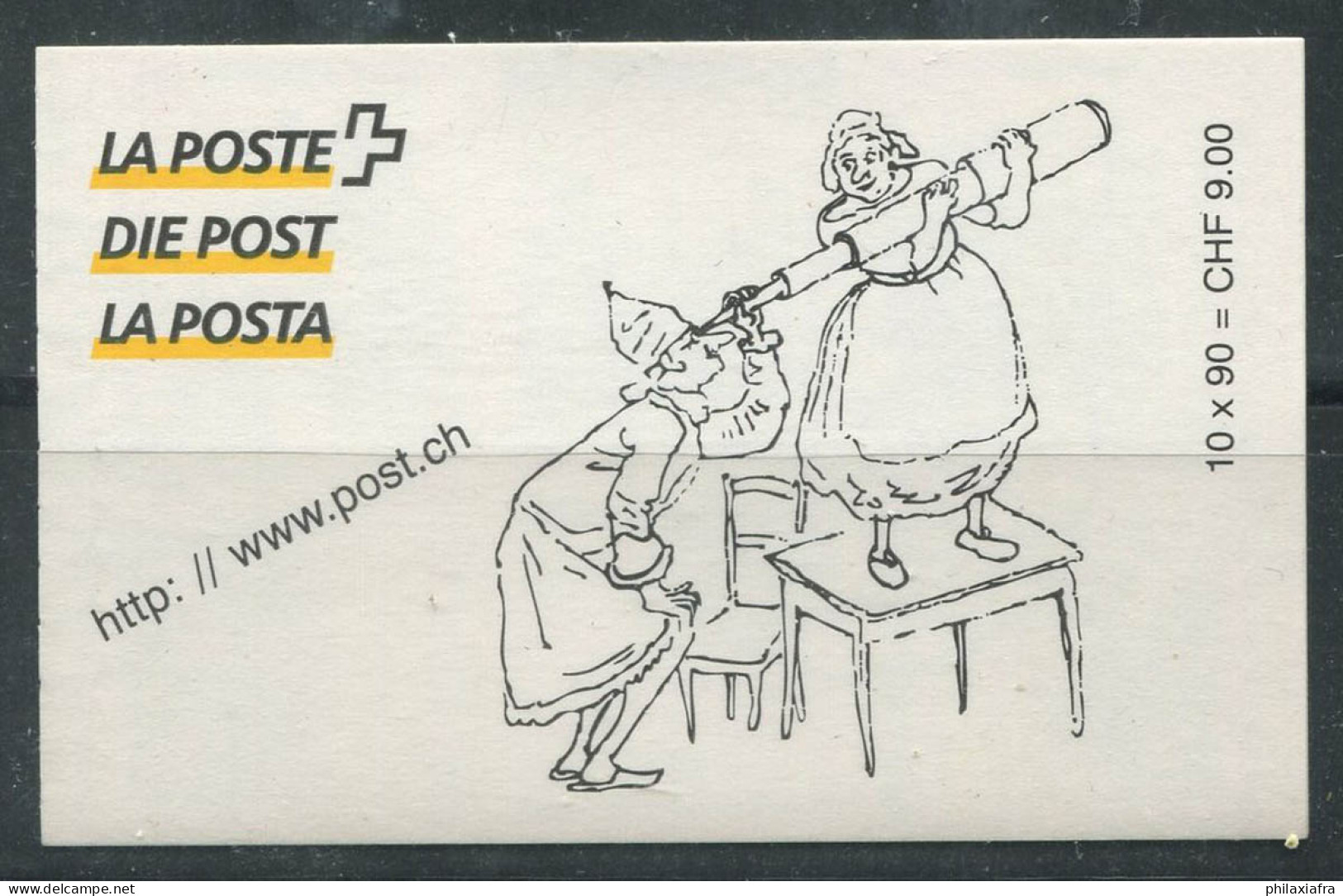 Suisse 1999 Mi. MH 113 Carnet 100% Oblitéré R. Topffer - Carnets