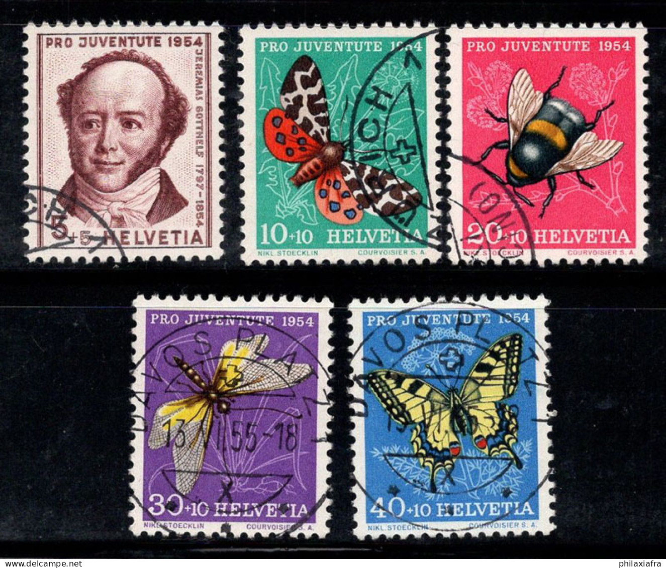 Suisse 1954 Mi. 602-606 Oblitéré 100% Pro Juventute, PAPILLONS - Used Stamps