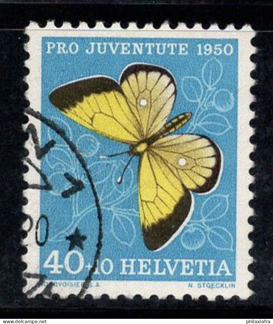 Suisse 1950 Mi. 554 Oblitéré 100% Pro Juventute, Papillons, 40 C - Usati